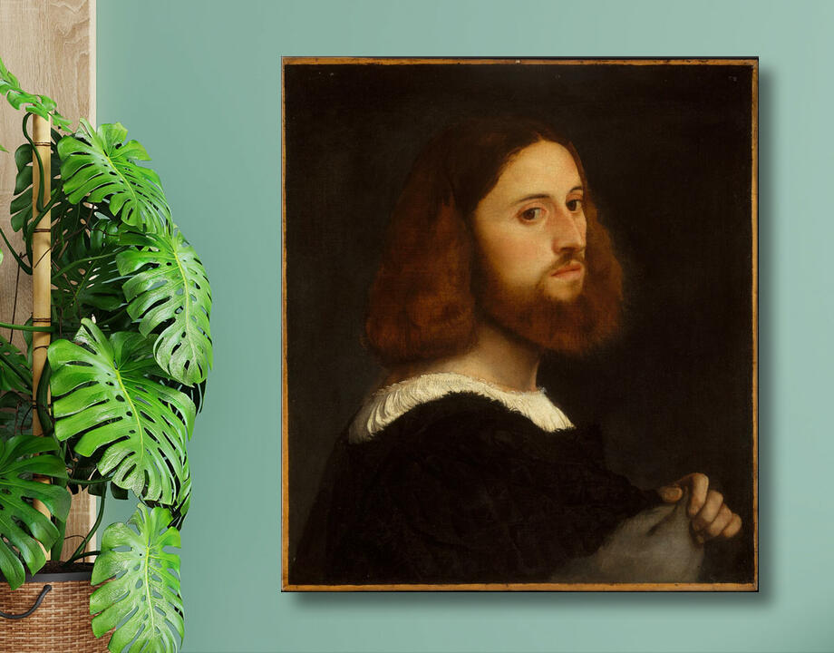 Titian (Tiziano Vecellio) : Portrait d