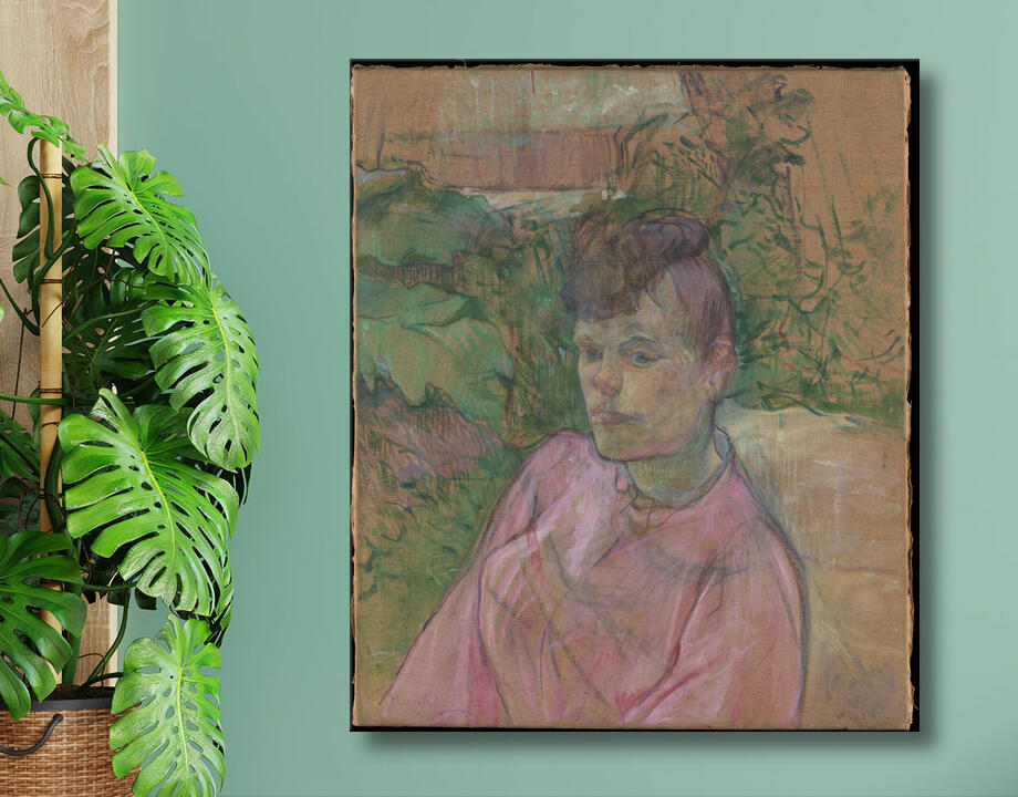 Henri de Toulouse-Lautrec : Femme au jardin de Monsieur Forest