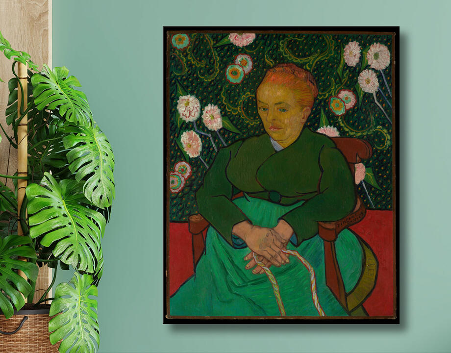 Vincent van Gogh : La Berceuse (Femme berçant un berceau ; Augustine-Alix Pellicot Roulin, 1851-1930)