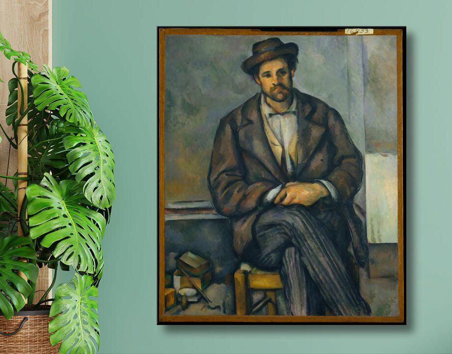 Paul Cézanne : Paysan assis