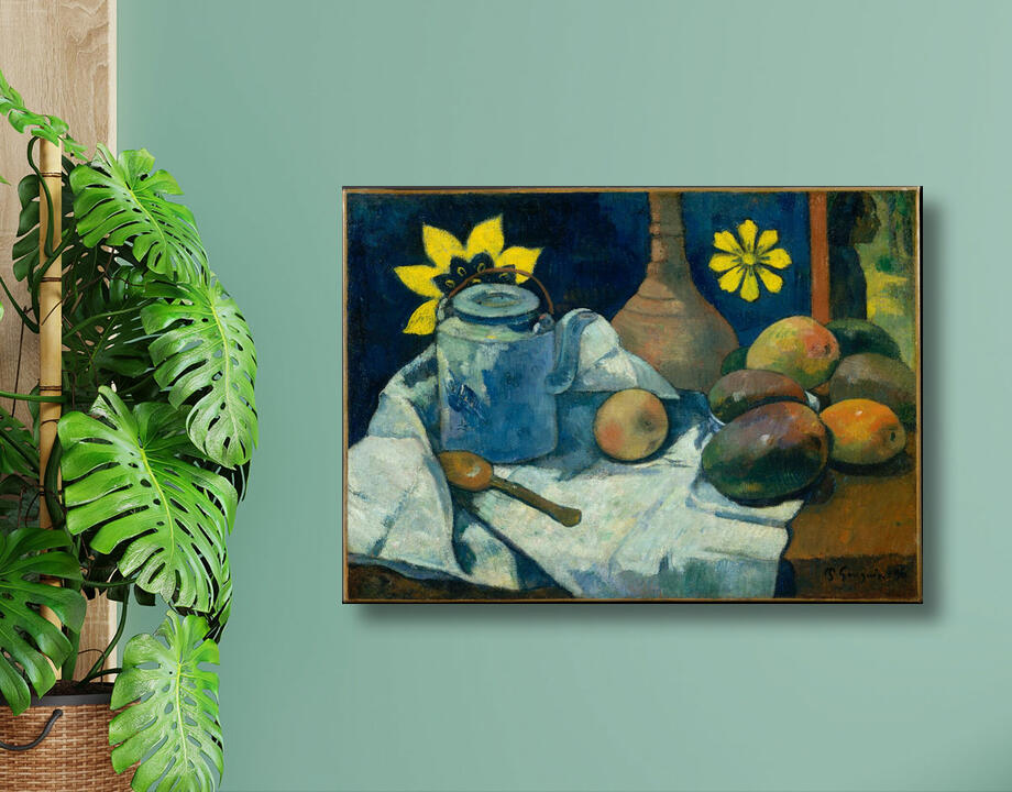 Paul Gauguin : Nature morte à la théière et aux fruits