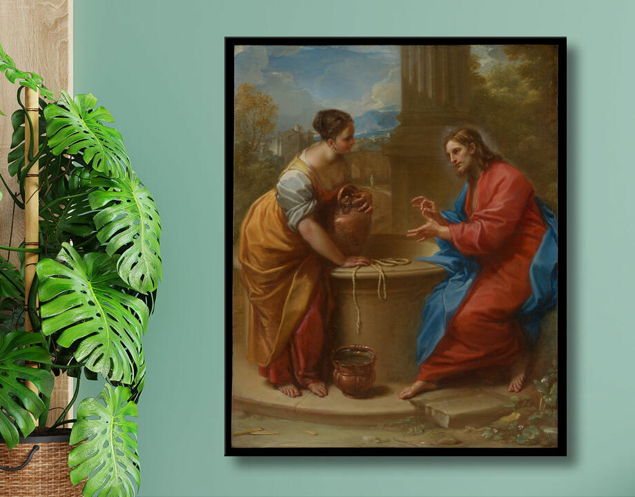 Benedetto Luti : Le Christ et la femme de Samarie