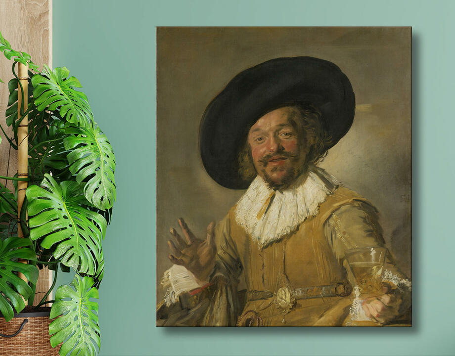 Frans Hals : Un milicien tenant un Berkemeyer, connu sous le nom de "Joyeux buveur"