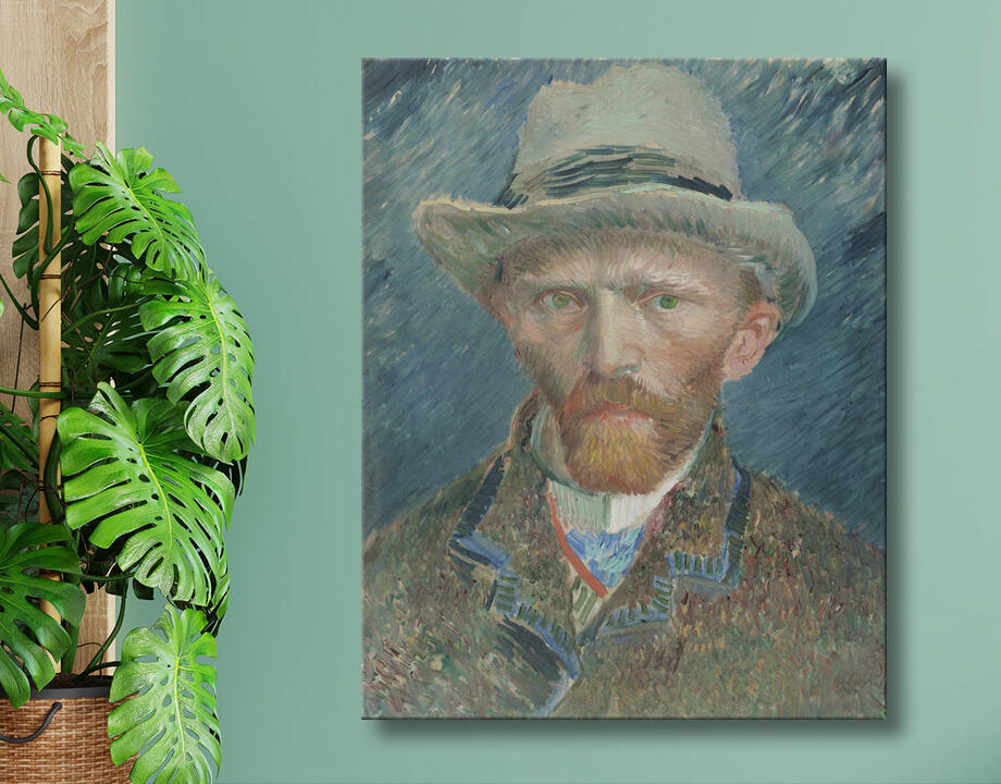 Vincent van Gogh : Autoportrait au chapeau de feutre gris