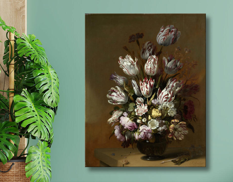 Hans Bollongier : Nature morte florale