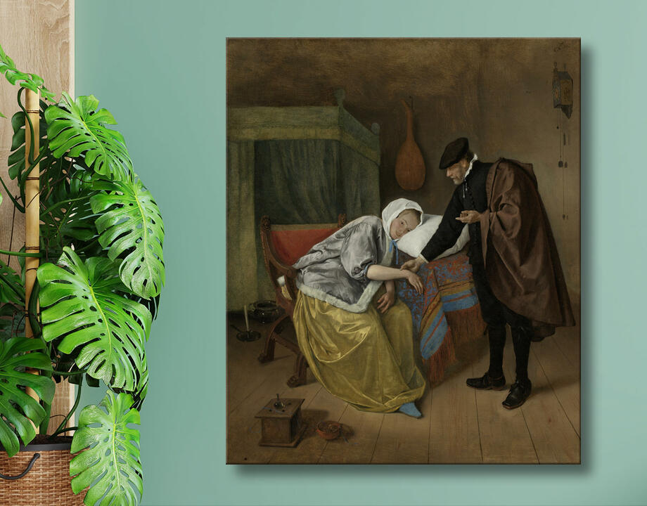 Jan Havicksz. Steen : La femme malade