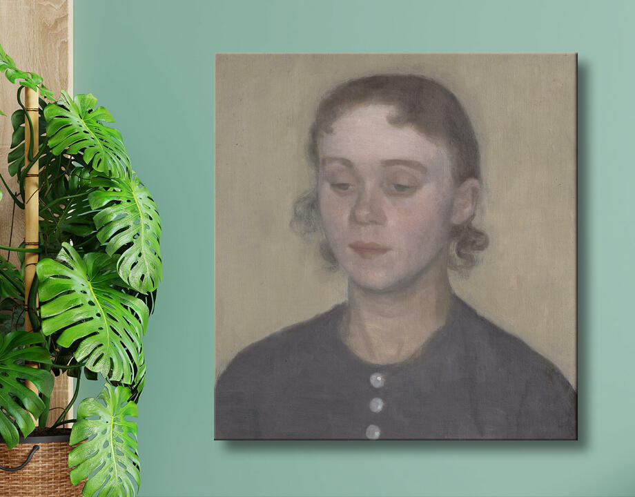 Hammershøi, Vilhelm : La femme de l'artiste, Ida Hammershøi, née Ilsted