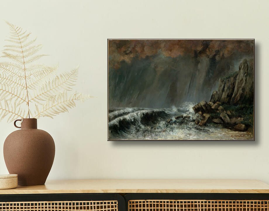 Gustave Courbet : Marine : la trombe marine