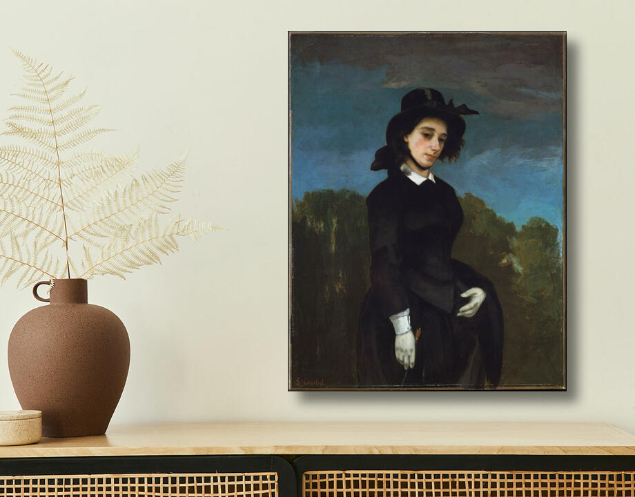 Gustave Courbet : Femme en habit d
