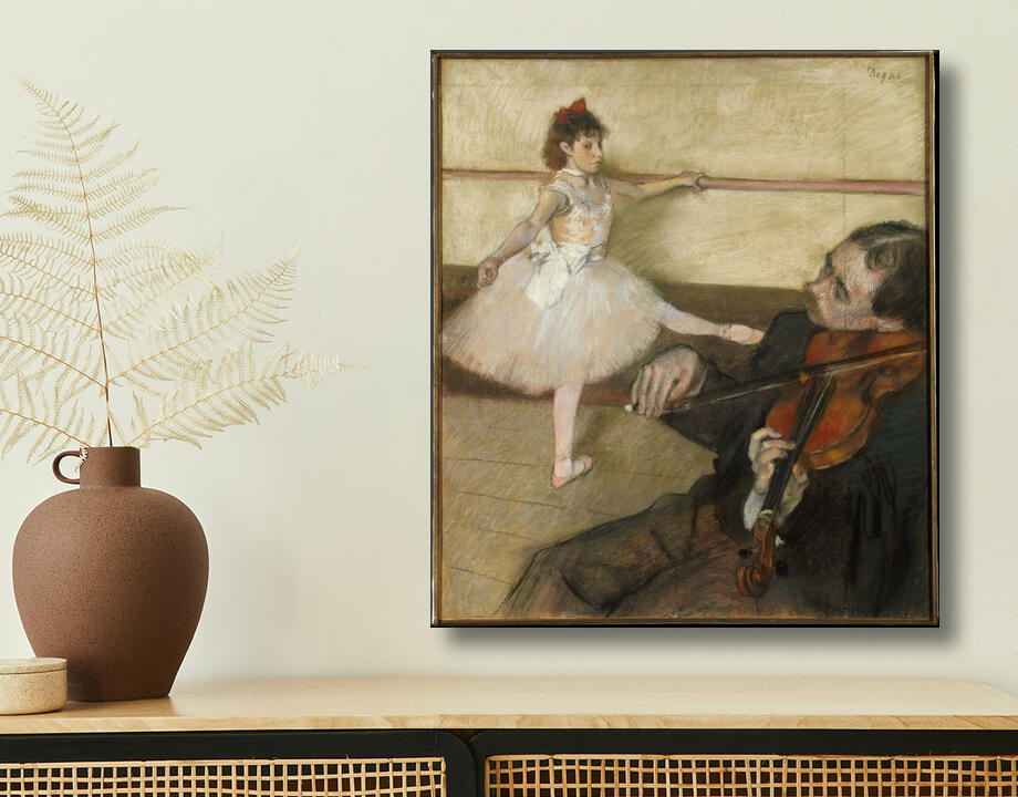 Edgar Degas : La leçon de danse