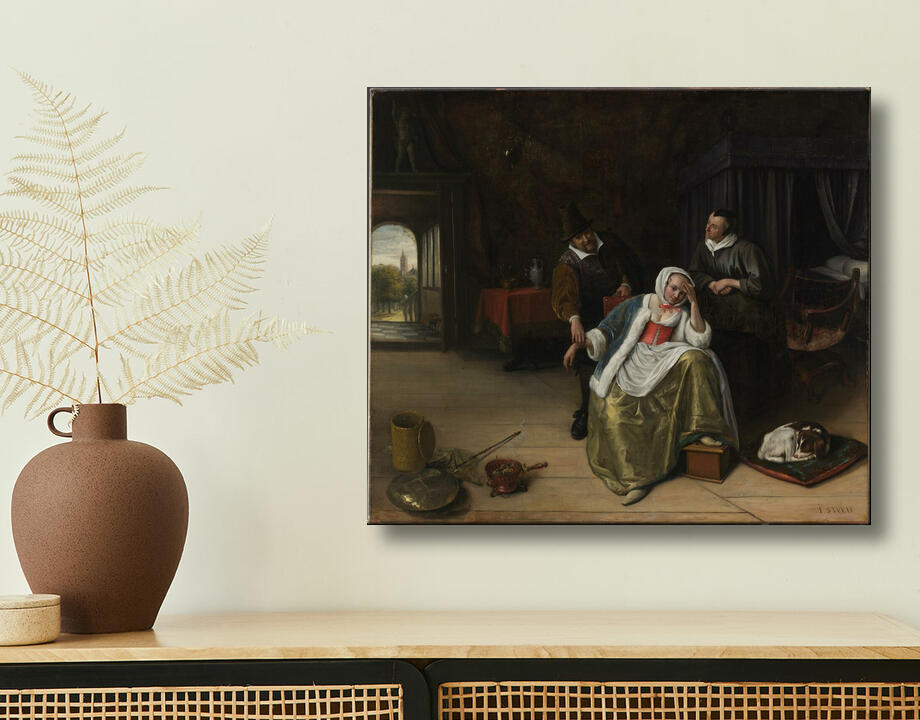 Jan Steen : La jeune fille malade d