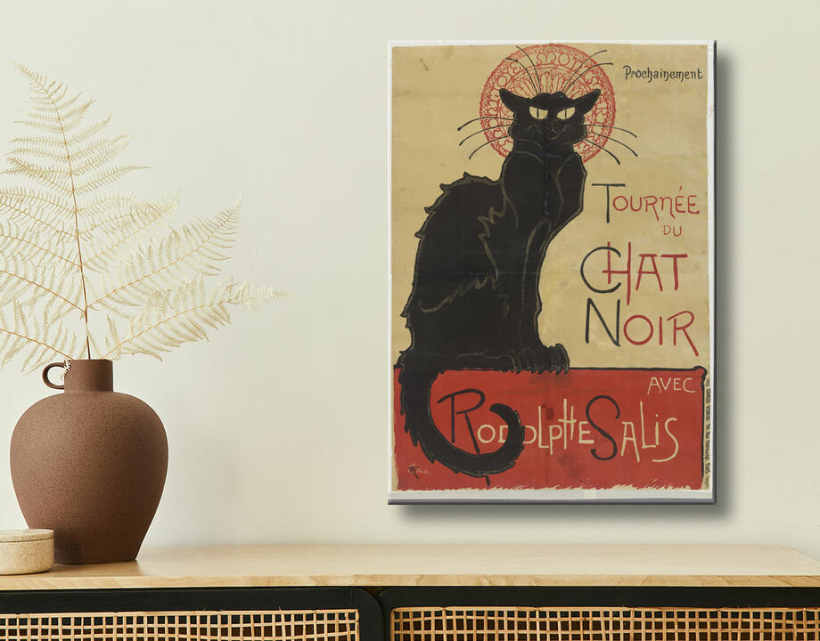 Théophile Alexandre Steinlen : Affiche pour le café du théâtre Le Chat Noir à Paris