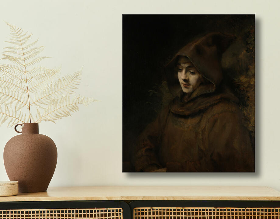 Rembrandt van Rijn : Le fils de Rembrandt, Titus en habit de moine