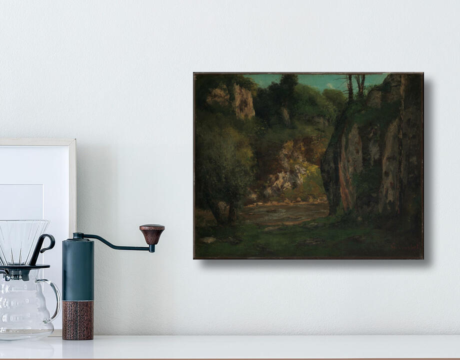 Gustave Courbet : Le ruisseau caché