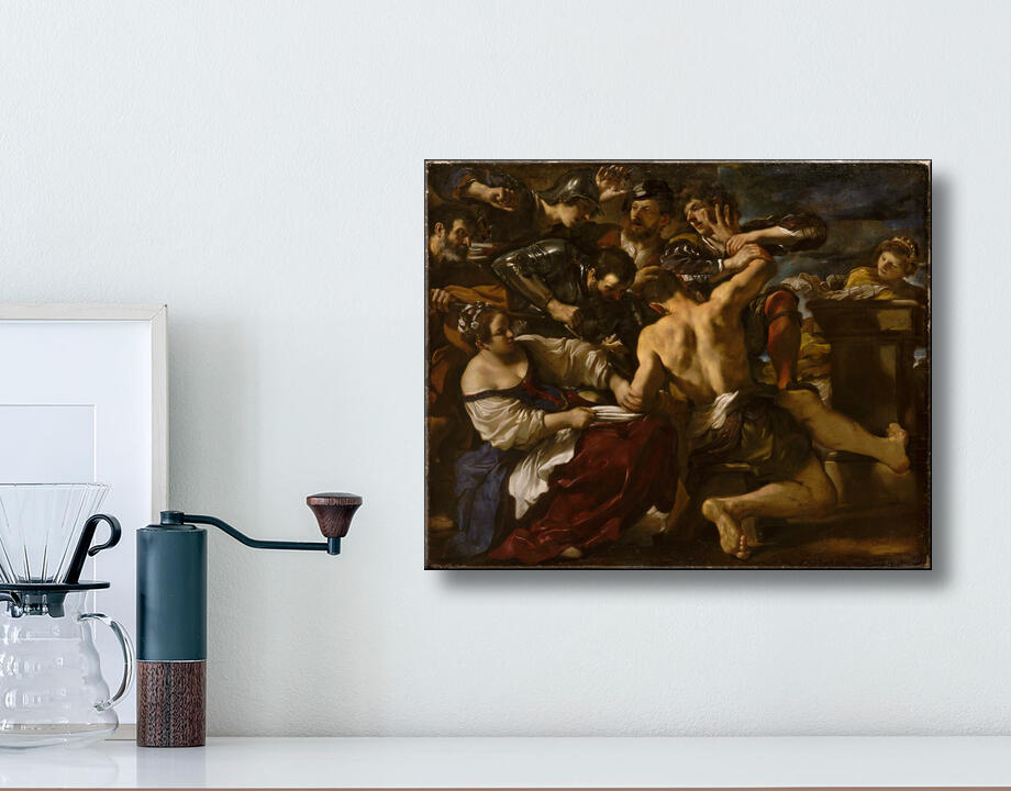 Guercino (Giovanni Francesco Barbieri) : Samson capturé par les Philistins