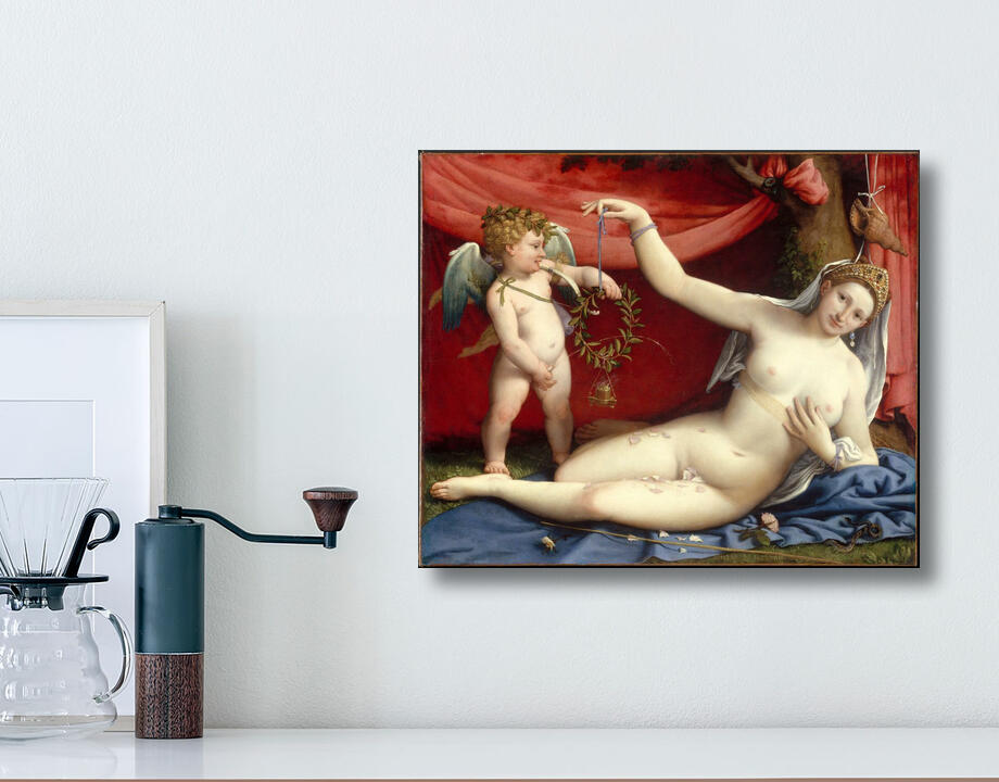 Lorenzo Lotto : Vénus et Cupidon