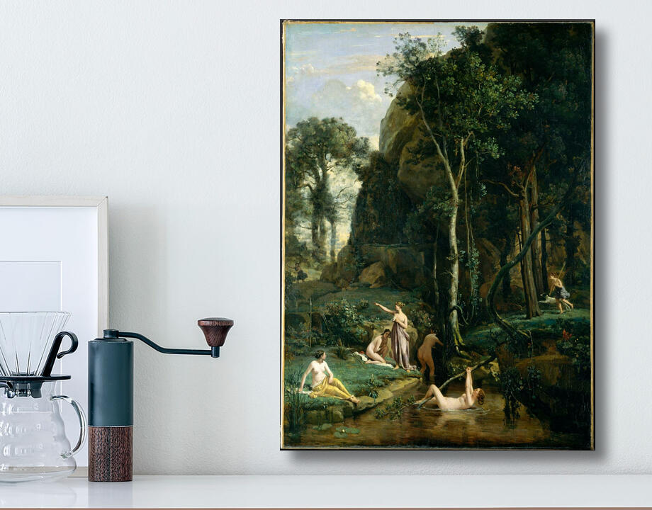 Camille Corot : Diana et Actéon (Diana surprise dans son bain)