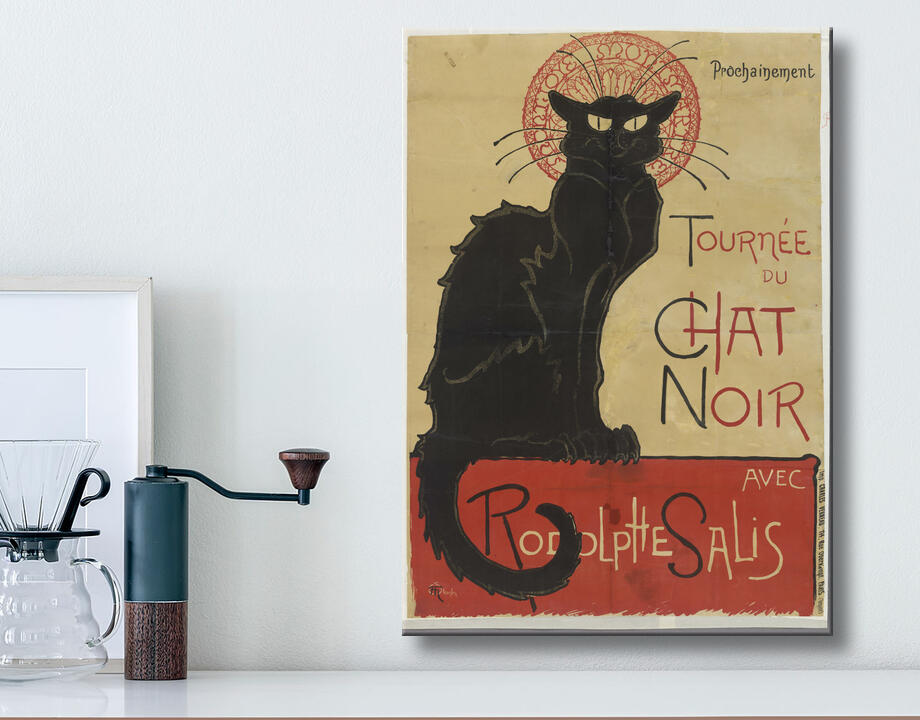 Théophile Alexandre Steinlen : Affiche pour le café du théâtre Le Chat Noir à Paris