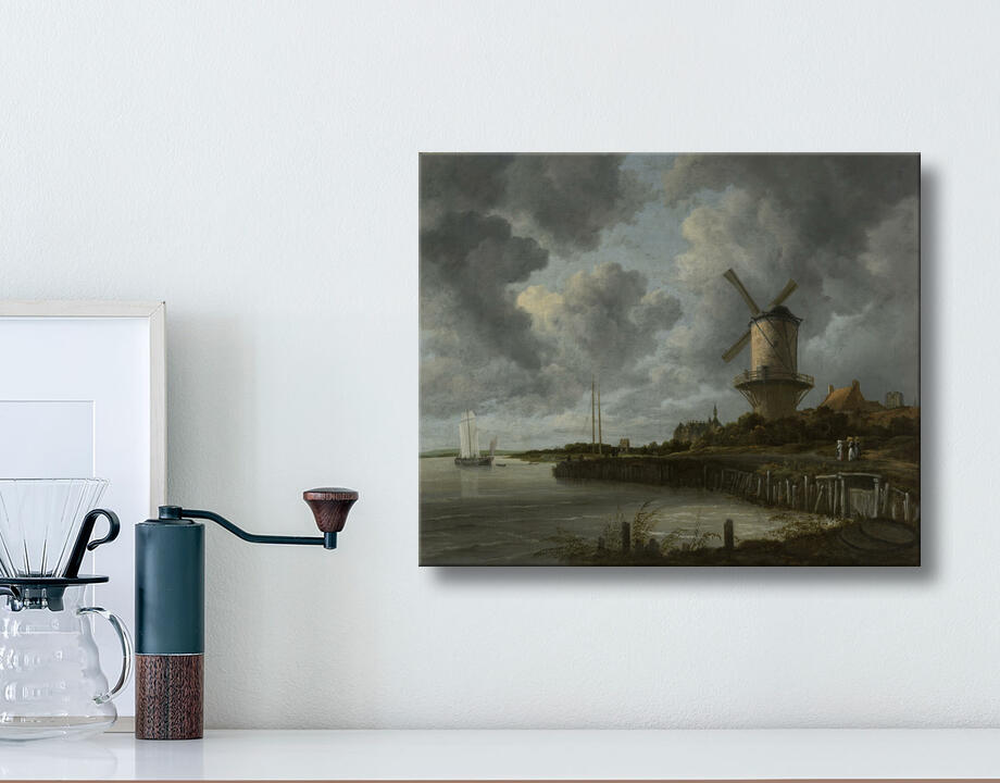 Jacob Isaacksz van Ruisdael : Le moulin à vent de Wijk bij Duurstede