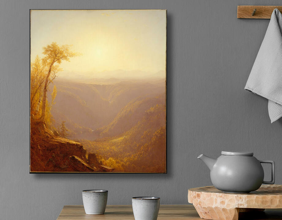 Sanford Robinson Gifford : Une gorge dans les montagnes (Kauterskill Clove)