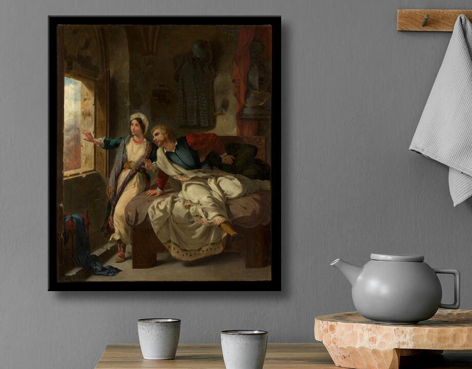 Eugène Delacroix : Rebecca et le blessé Ivanhoé
