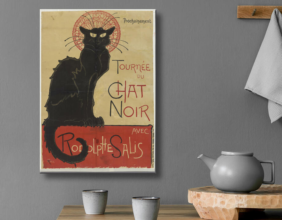 Théophile Alexandre Steinlen : Affiche pour le café du théâtre Le Chat Noir à Paris