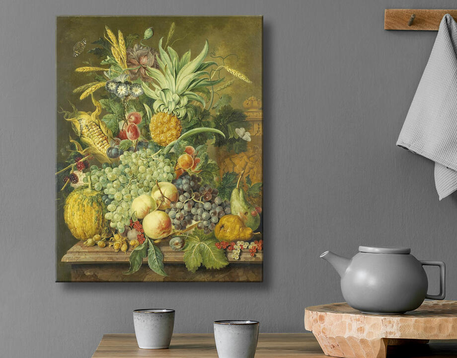 Jacobus Linthorst : Nature morte aux fruits