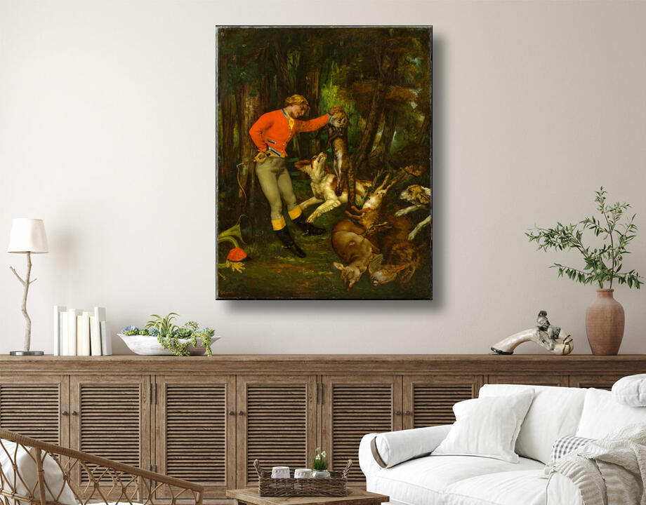 Gustave Courbet : Après la chasse