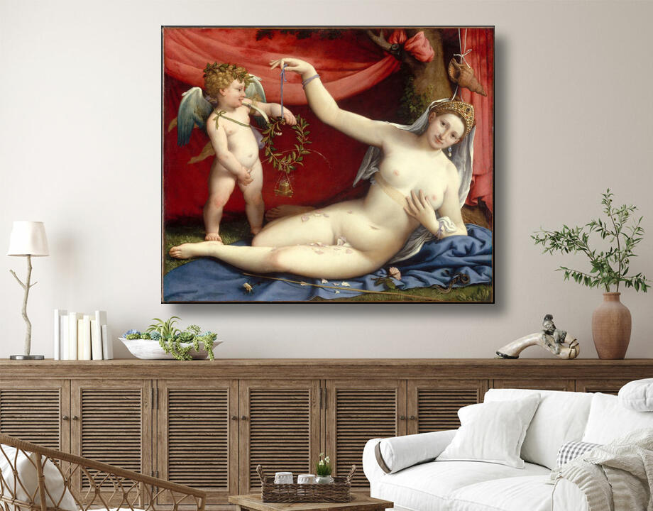 Lorenzo Lotto : Vénus et Cupidon