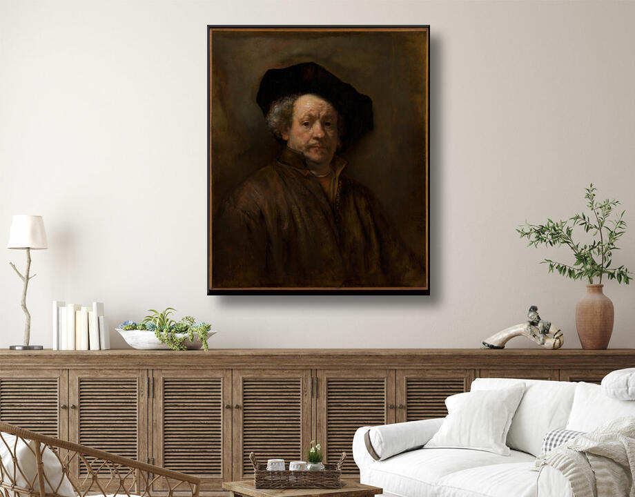 Rembrandt (Rembrandt van Rijn) : Autoportrait