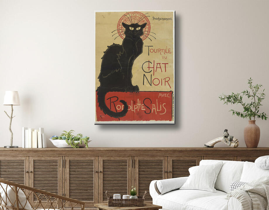 Théophile Alexandre Steinlen : Affiche pour le café du théâtre Le Chat Noir à Paris