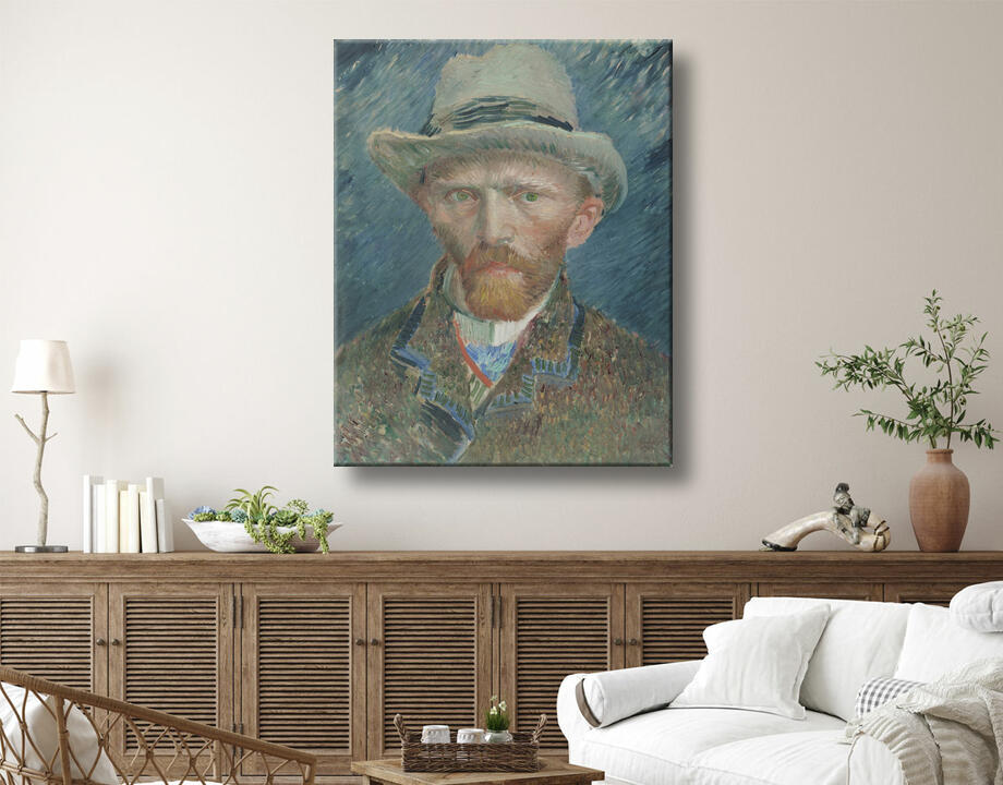 Vincent van Gogh : Autoportrait au chapeau de feutre gris