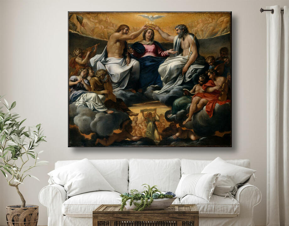 Annibale Carracci : Le couronnement de la Vierge