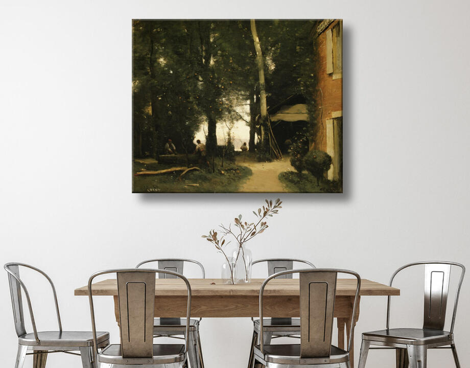 Camille Corot : Les bords de Seine à Conflans