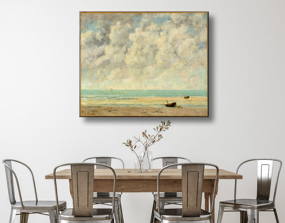 Gustave Courbet : La mer calme