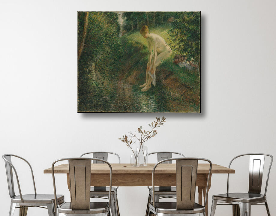 Camille Pissarro : Baigneuse dans les bois