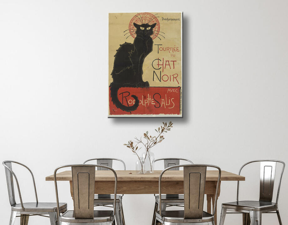 Théophile Alexandre Steinlen : Affiche pour le café du théâtre Le Chat Noir à Paris