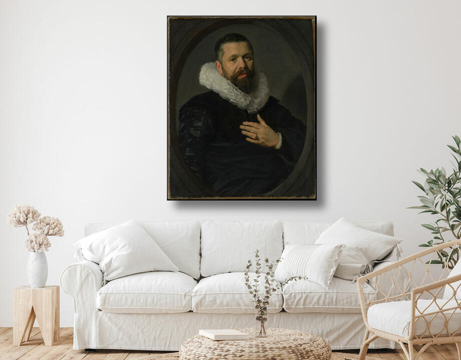 Frans Hals : Portrait d'un homme barbu avec une collerette