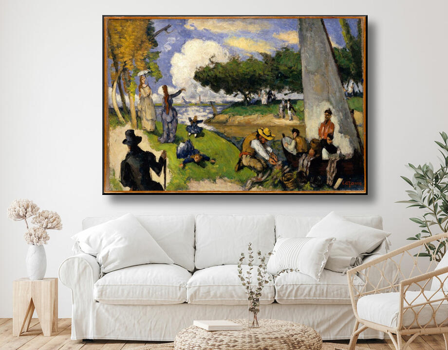 Paul Cézanne : Les pêcheurs (scène fantastique)
