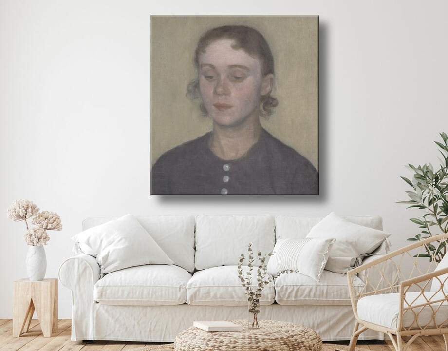 Hammershøi, Vilhelm : La femme de l'artiste, Ida Hammershøi, née Ilsted