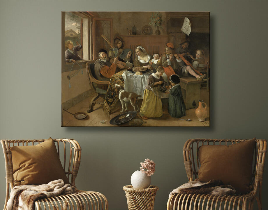 Jan Havicksz. Steen : La famille joyeuse