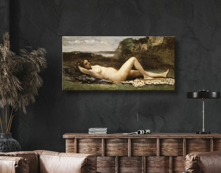 Camille Corot : Bacchante dans un paysage
