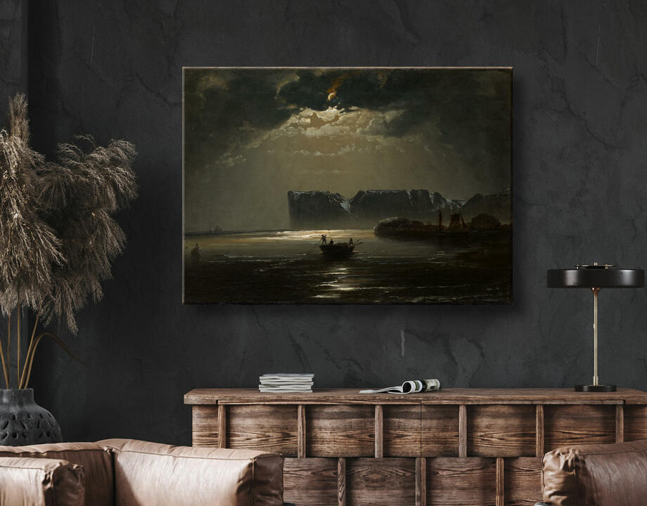 Peder Balke : Le Cap Nord au clair de lune