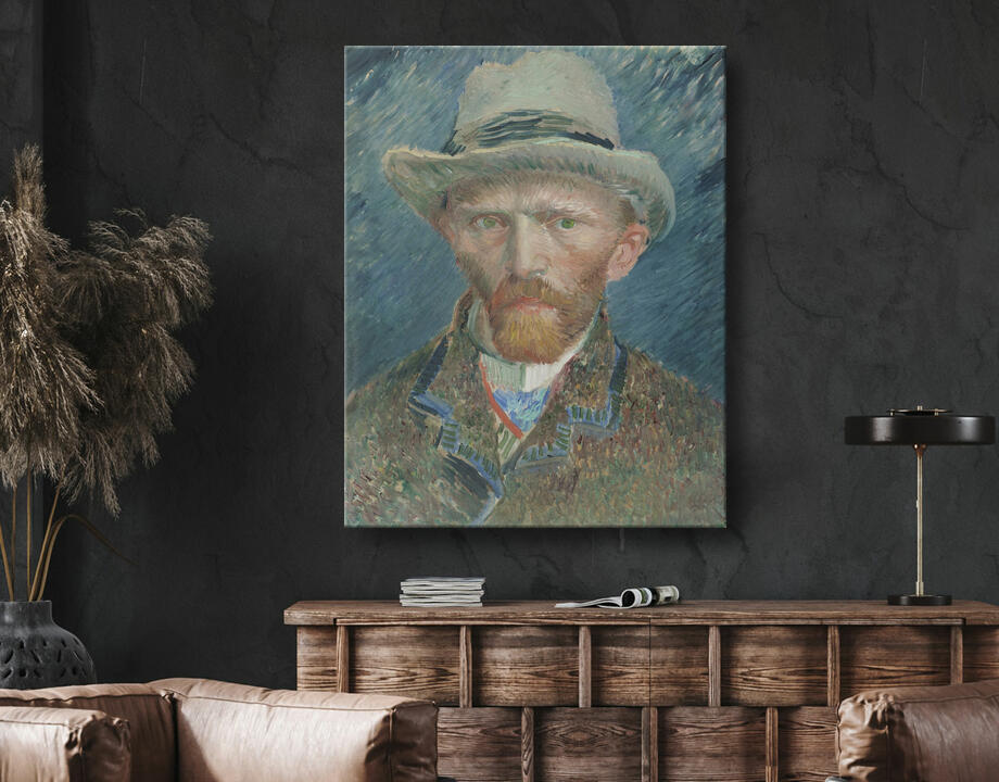 Vincent van Gogh : Autoportrait au chapeau de feutre gris