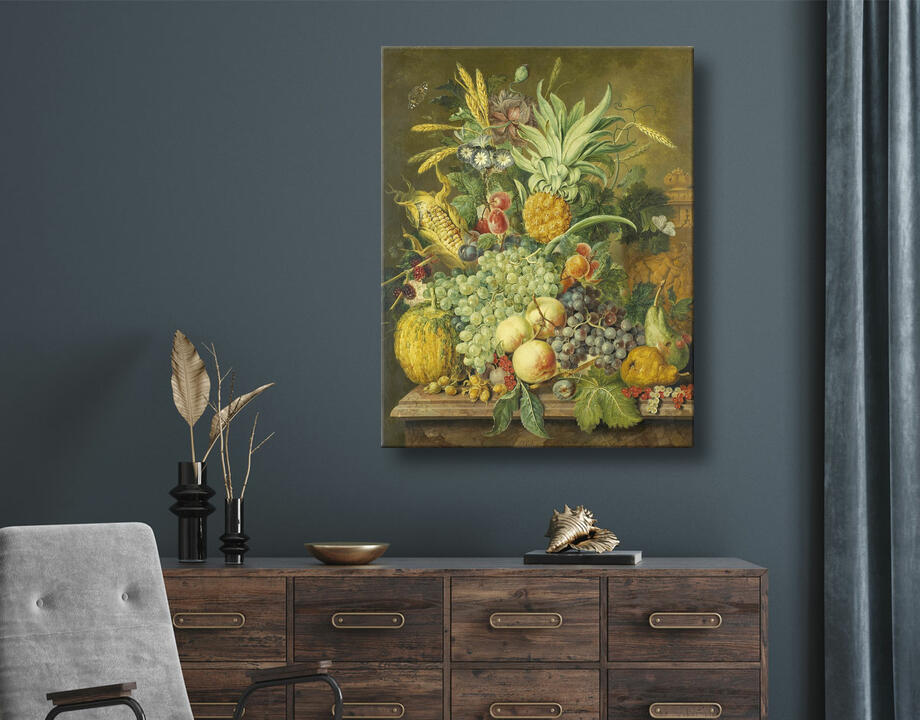 Jacobus Linthorst : Nature morte aux fruits