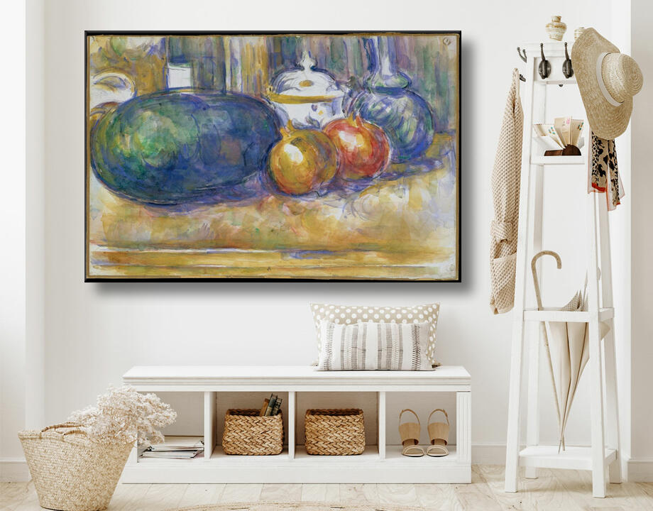 Paul Cézanne : Nature morte à la pastèque et aux grenades