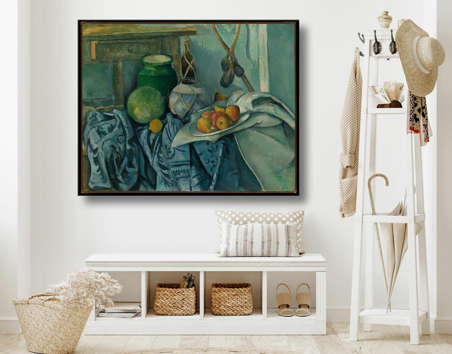 Paul Cézanne : Nature morte avec un pot de gingembre et des aubergines