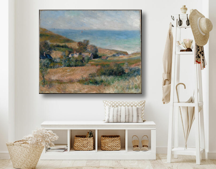 Auguste Renoir : Vue sur la côte près de Wargemont en Normandie