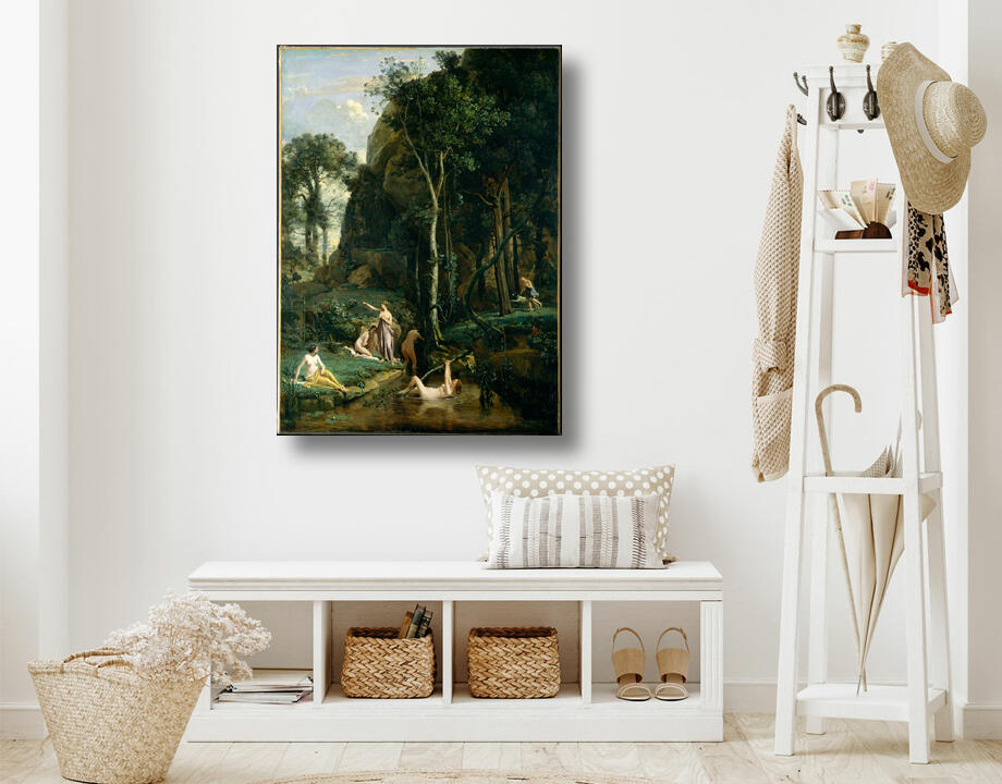 Camille Corot : Diana et Actéon (Diana surprise dans son bain)