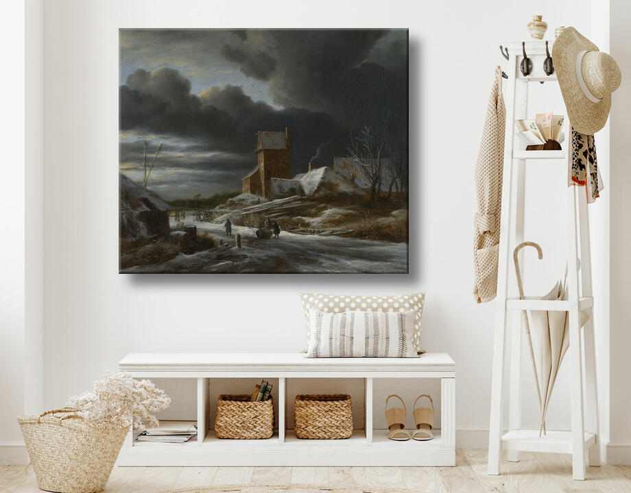 Jacob Isaacksz van Ruisdael : Paysage d'hiver